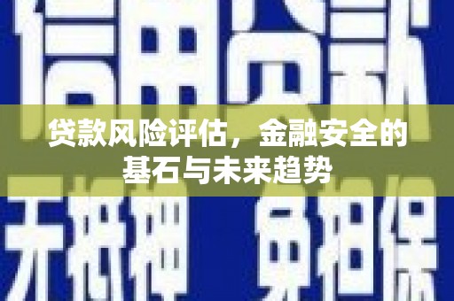 清河门贷款风险评估，金融安全的基石与未来趋势