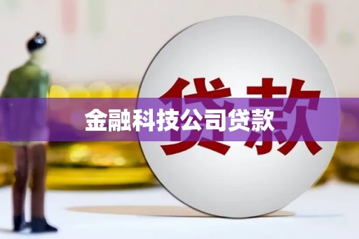 清河门金融科技公司贷款
