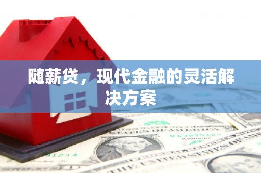 清河门随薪贷，现代金融的灵活解决方案