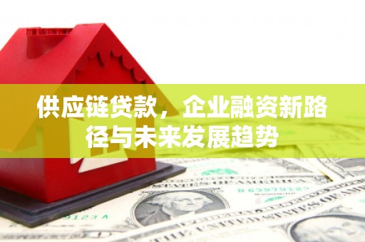 清河门供应链贷款，企业融资新路径与未来发展趋势