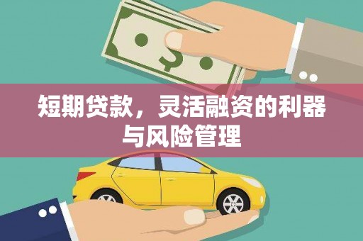 清河门短期贷款，灵活融资的利器与风险管理