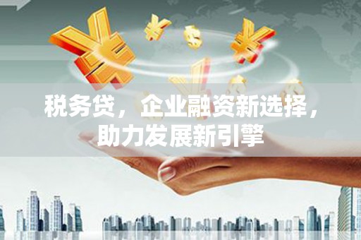 清河门税务贷，企业融资新选择，助力发展新引擎