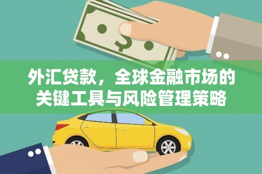 清河门外汇贷款，全球金融市场的关键工具与风险管理策略