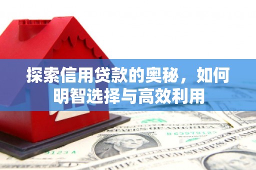 清河门探索信用贷款的奥秘，如何明智选择与高效利用