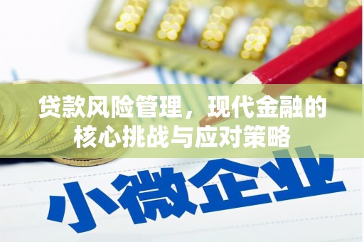 清河门贷款风险管理，现代金融的核心挑战与应对策略