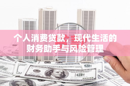清河门个人消费贷款，现代生活的财务助手与风险管理